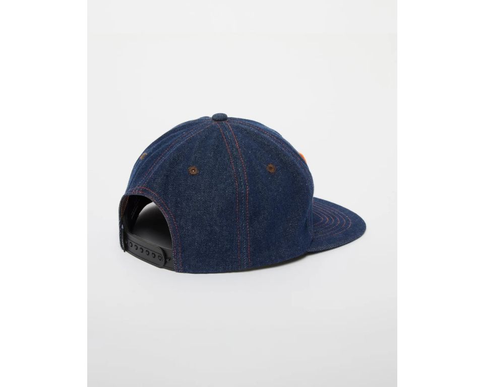 Casquette Volcom Hammered workwear hat dust bowl indigo