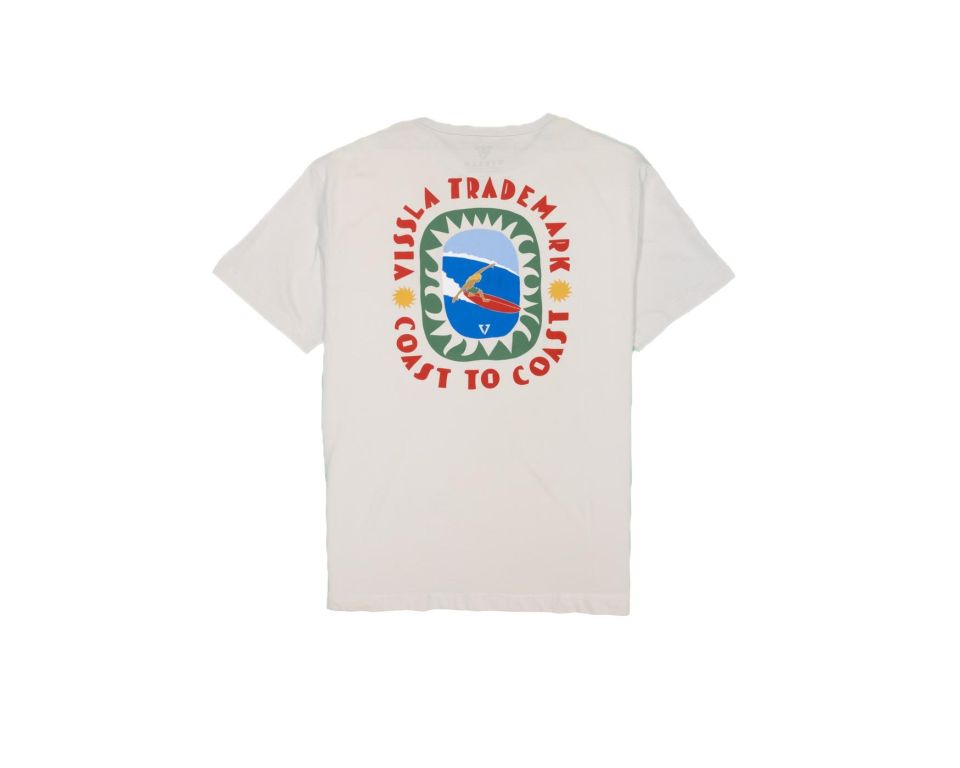 T-Shirt Vissla Coast to Coast Eco SS Tee blanc