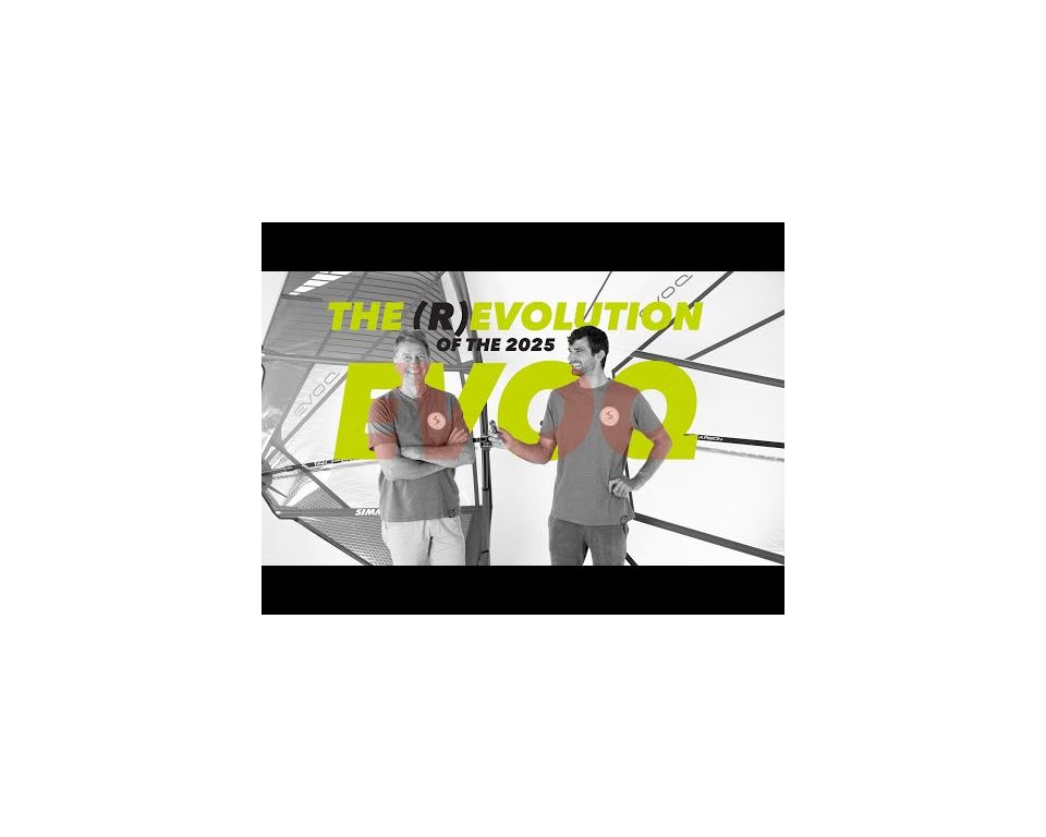 Voile de windsurf Simmer blacktip 2025 Deep Red / Blue