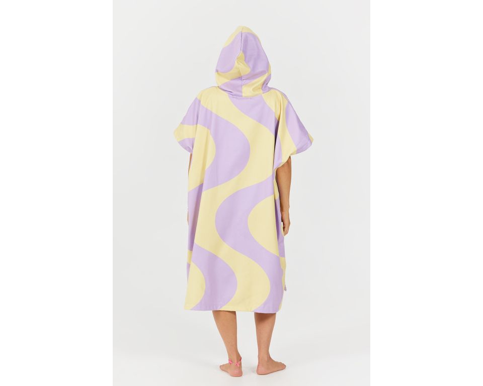 Poncho After Essentials swim Club - ONDULATIONS - PURPLE