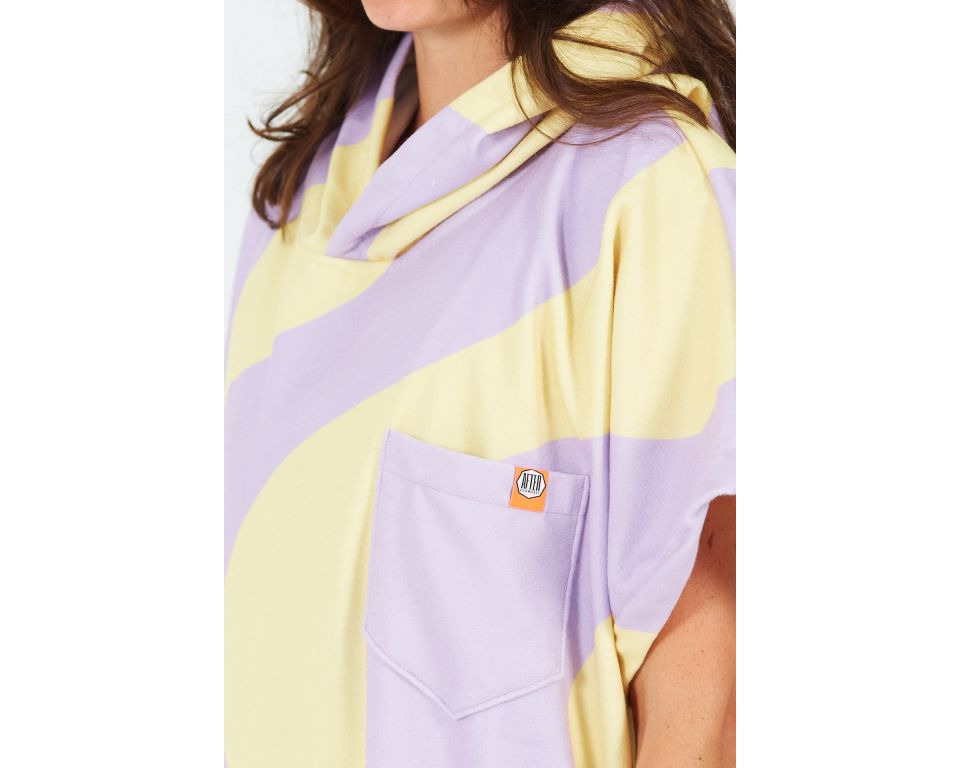 Poncho After Essentials swim Club - ONDULATIONS - PURPLE