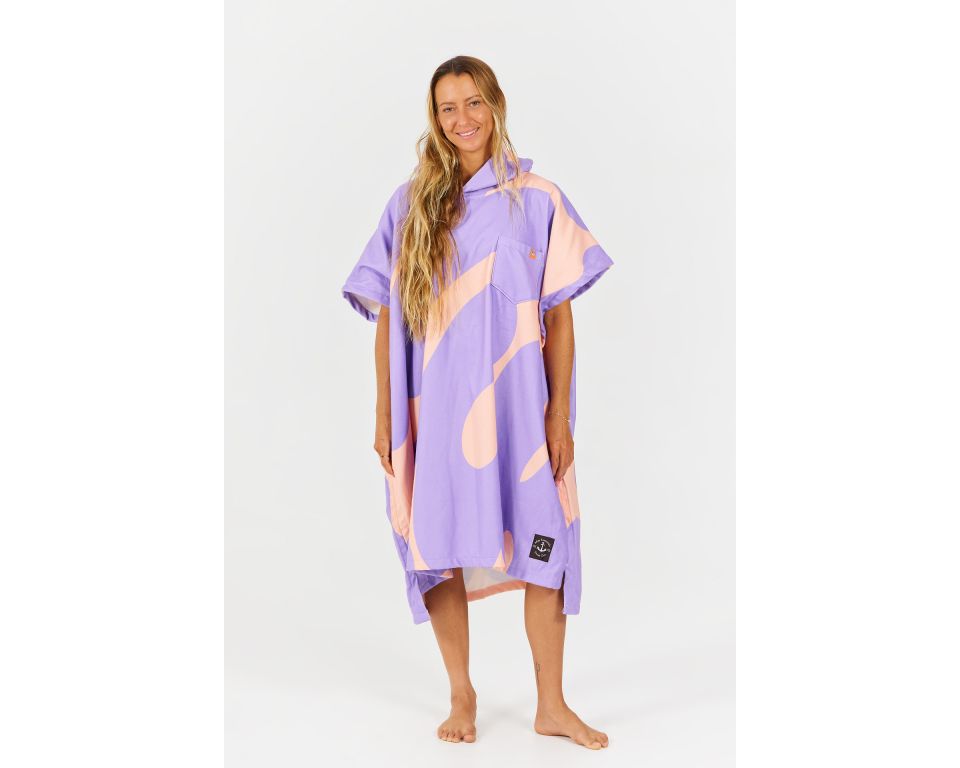 Poncho After Essentials swim Club - SPLASH - Pink BLUE