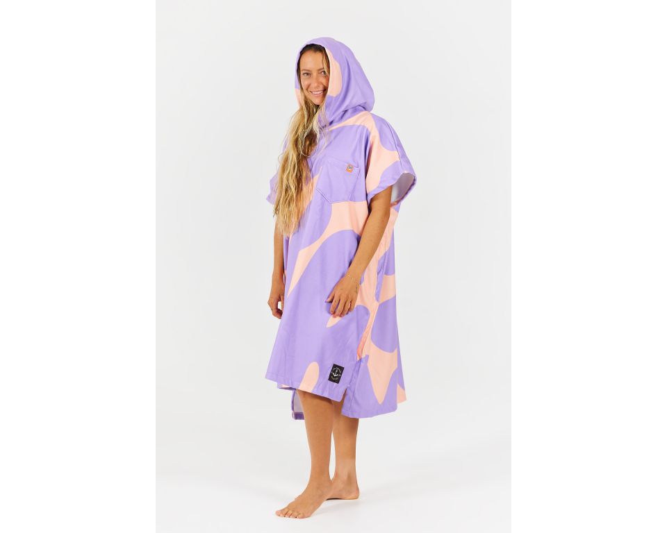 Poncho After Essentials swim Club - SPLASH - Pink BLUE