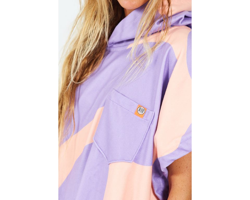 Poncho After Essentials swim Club - SPLASH - Pink BLUE