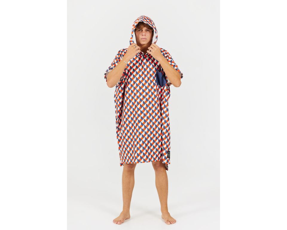 Poncho After Essentials swim club - VERTIGO - ORANGE