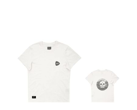 KT T-Shirt Wave Skull White 3XS