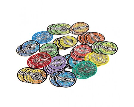 Autocollant Sex Wax circular logo petit 3"