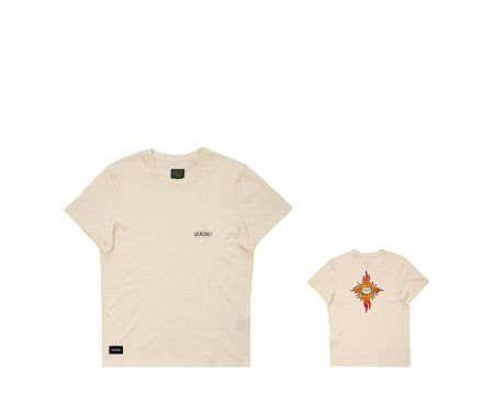 Quatro T-Shirt Vintage Logo Natural