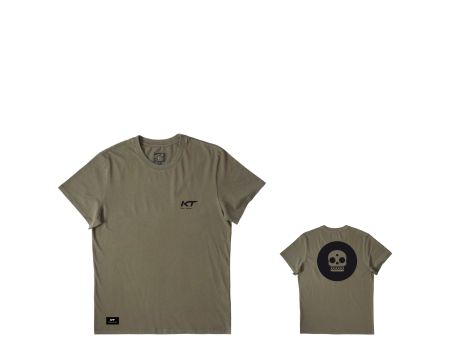 KT T-Shirt Skull Olive 3XS