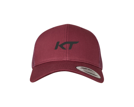 KT Trucker Cap Logo Maroon