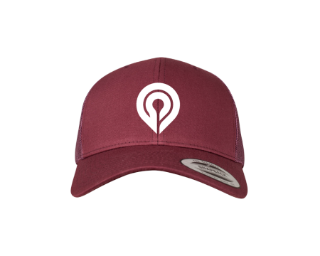 Goya Trucker Cap Logo Maroon